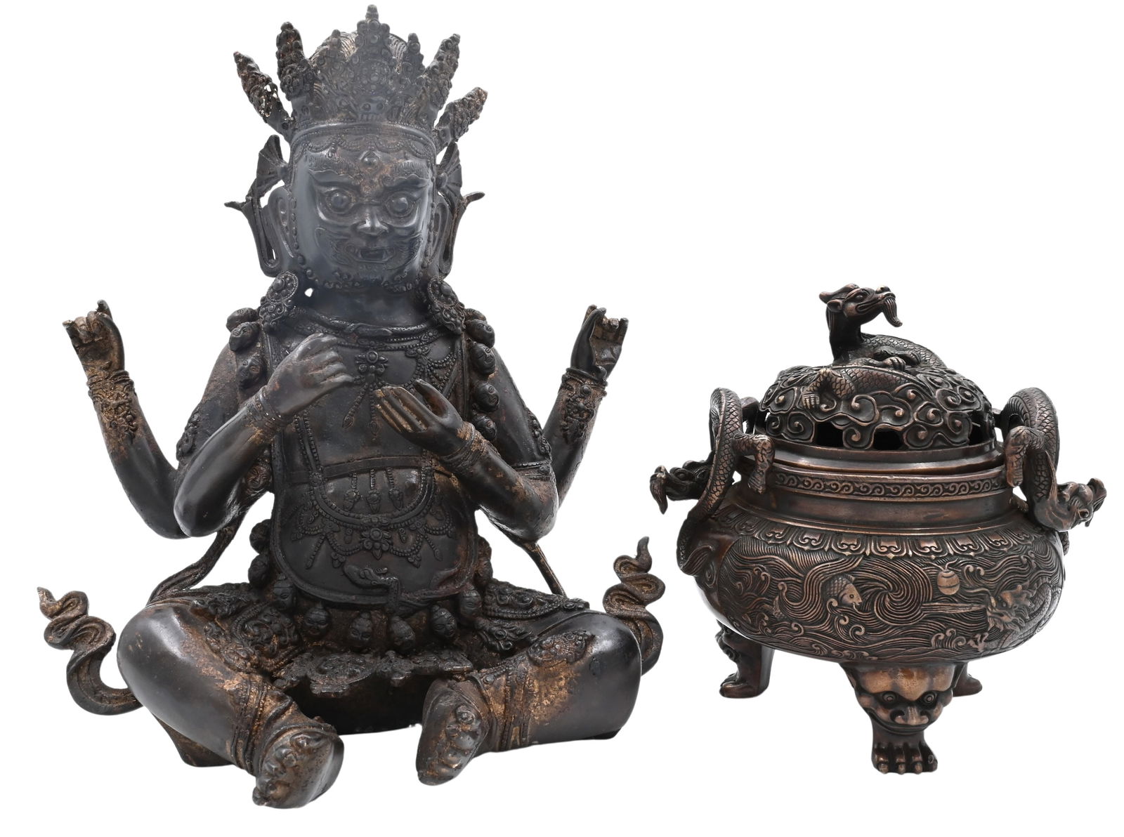 Two Asian Bronzes (1 of 7)
