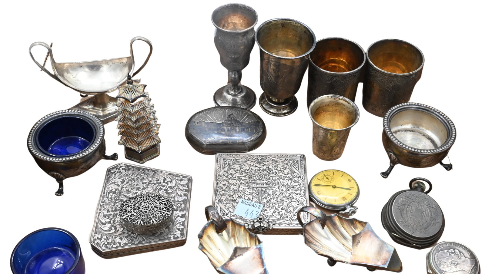 Group of Sterling and Continental Silver (1 of 7)