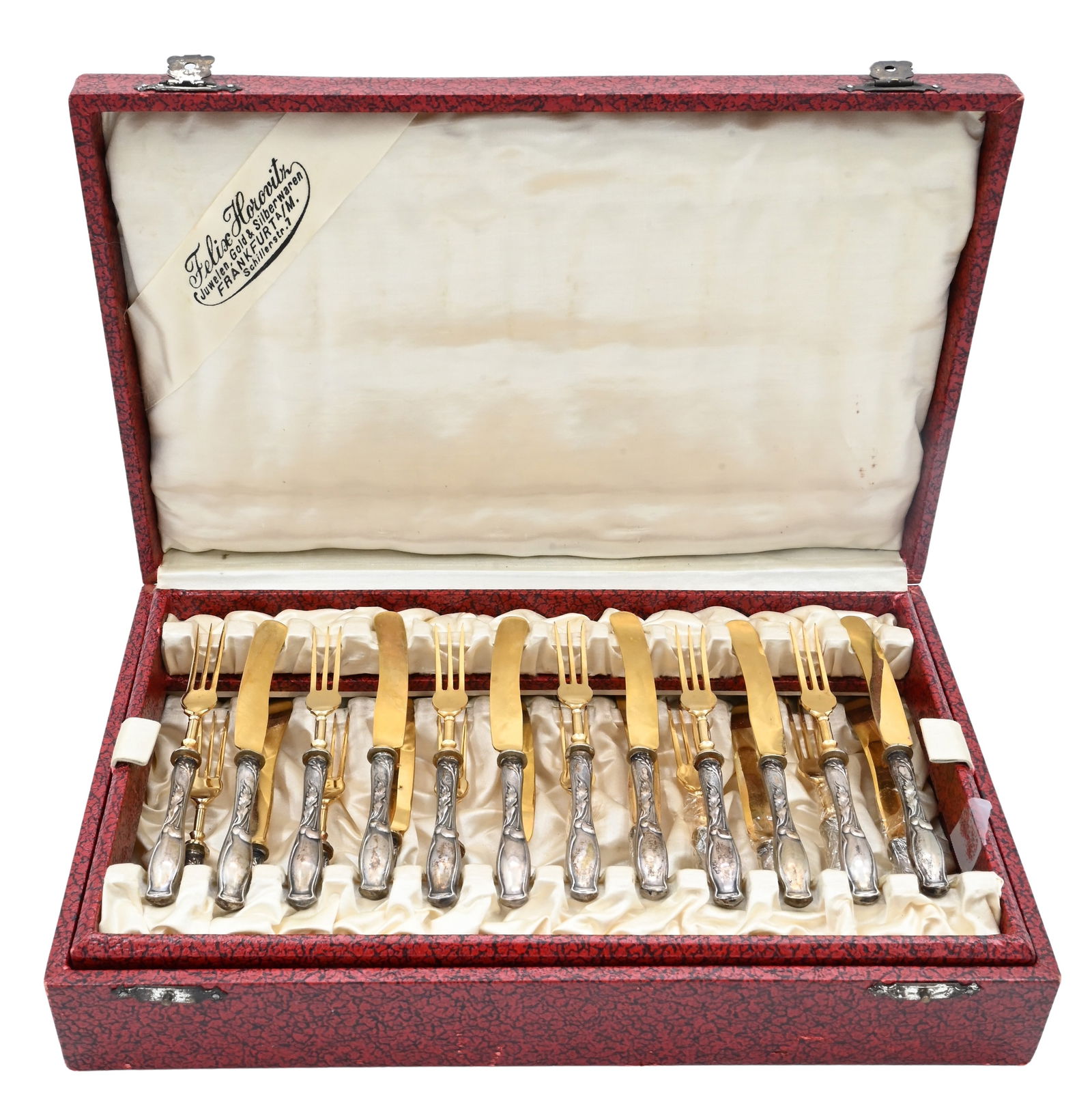 German Hors D'oeuvre Set in Original Fitted Box (1 of 5)