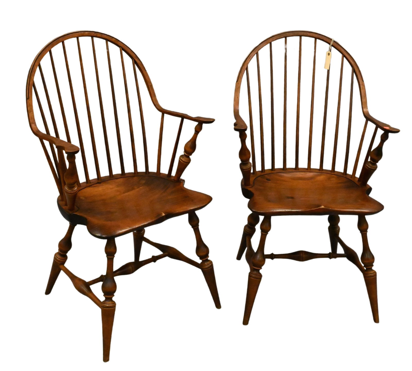Pair of D.R. Dimes Windsor Style Armchairs (1 of 4)