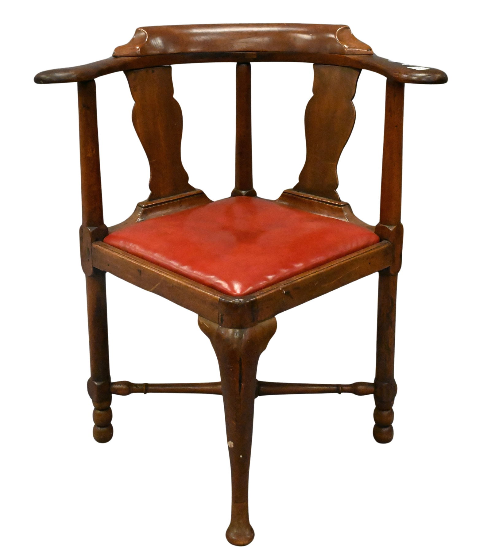 George III Corner Chair: George III Corner Chair 18th century height 33 inches Provenance: Thomas F. Vanderbeck Revocable Trust Haddam, Connecticut