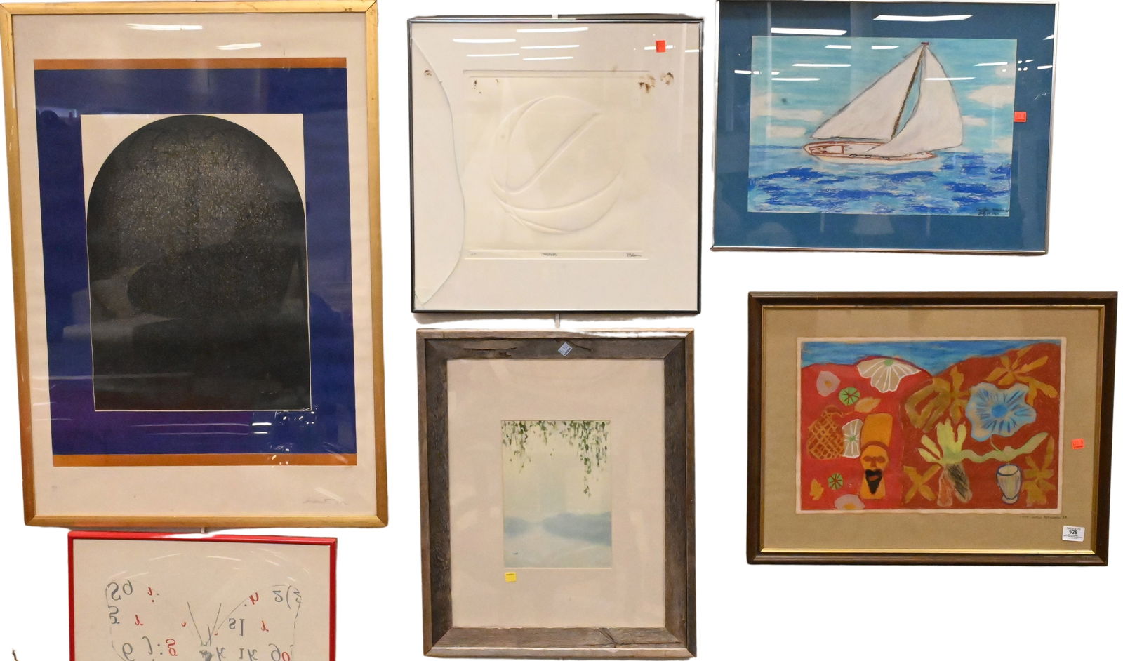 Fifteen Framed Pieces (1 of 15)