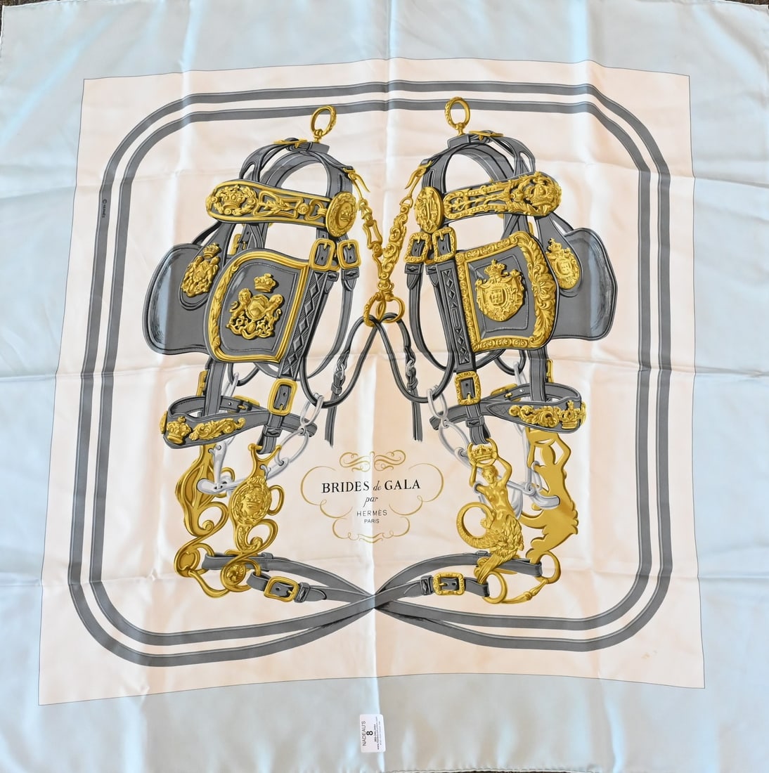 Hermes Paris "Brides de Gala" Silk Scarf (1 of 4)