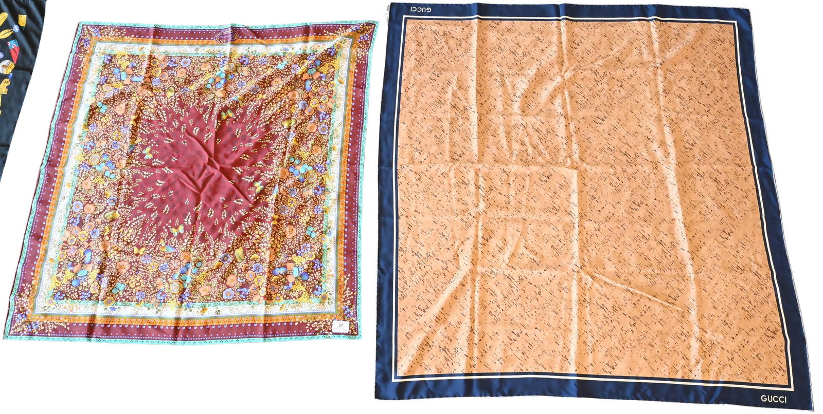 Two Gucci Silk Scarves (1 of 6)