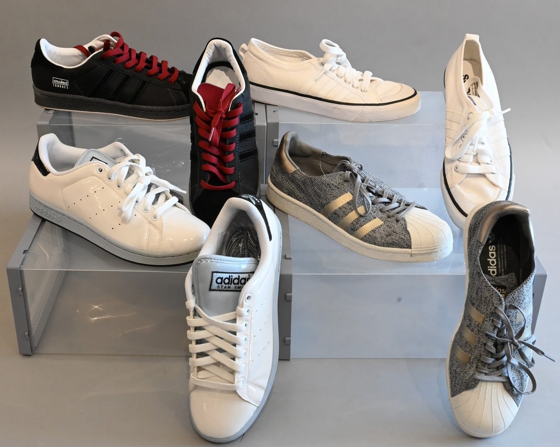 Four Pairs of Men's Adidas Sneakers (1 of 4)