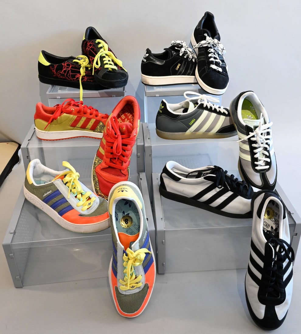 Six Pair of Men's and Women's Adidas Sneakers (1 of 5)