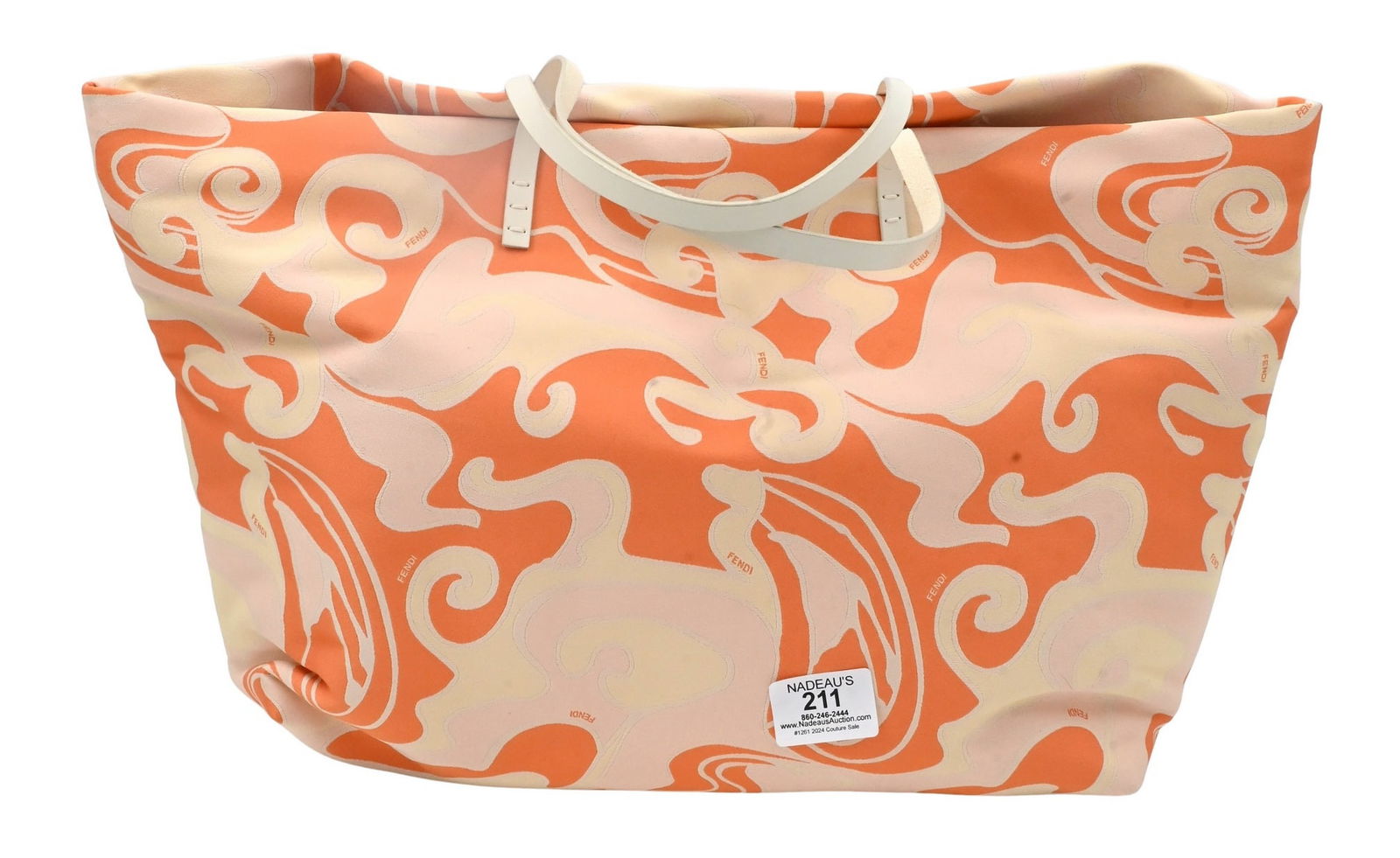 Vintage FENDI Purse in Orange Swirl (1 of 4)