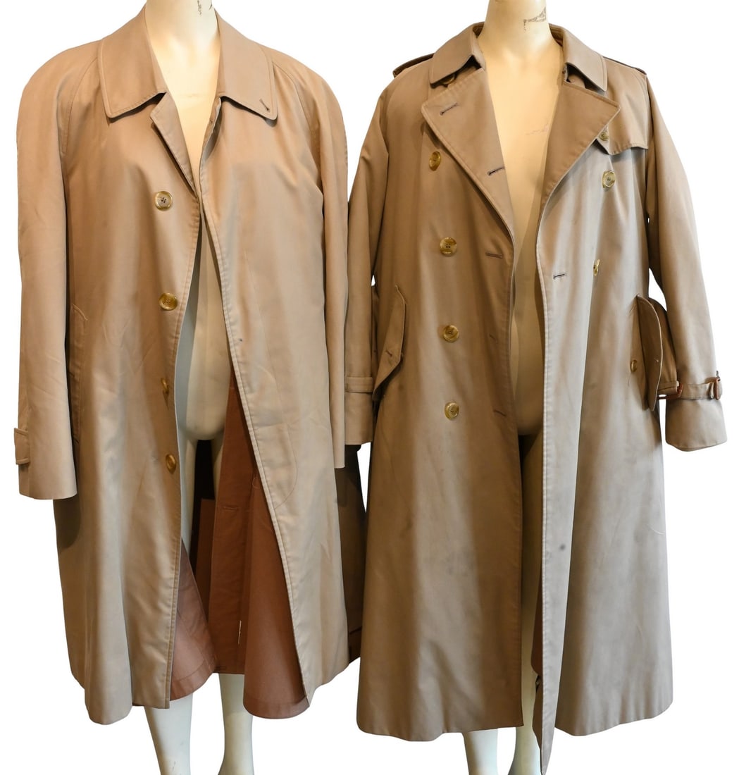 Two Burberry 3/4 Length Trench Coats (1 of 7)