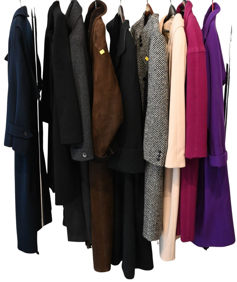 Nine Women's Wool and Cashmere Overcoats (1 of 5)