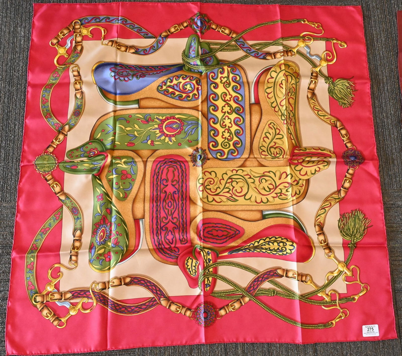 Hermes Paris "Festival" Silk Scarf (1 of 4)
