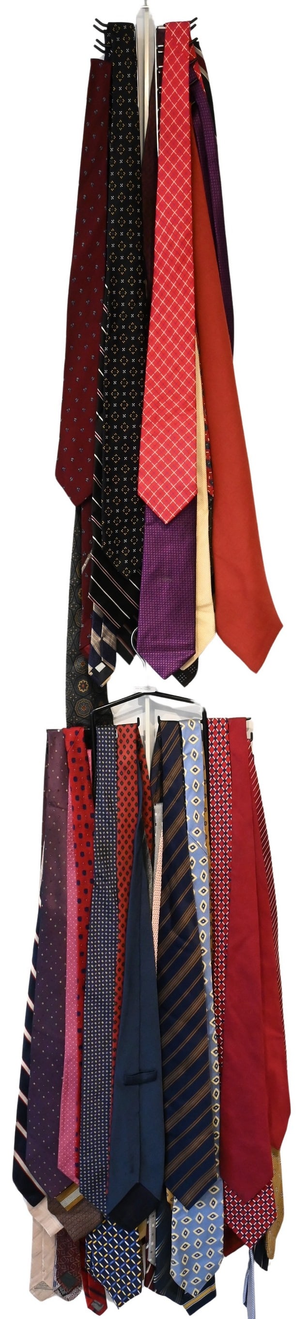 Two Hangers of Men's Silk Neckties (1 of 5)