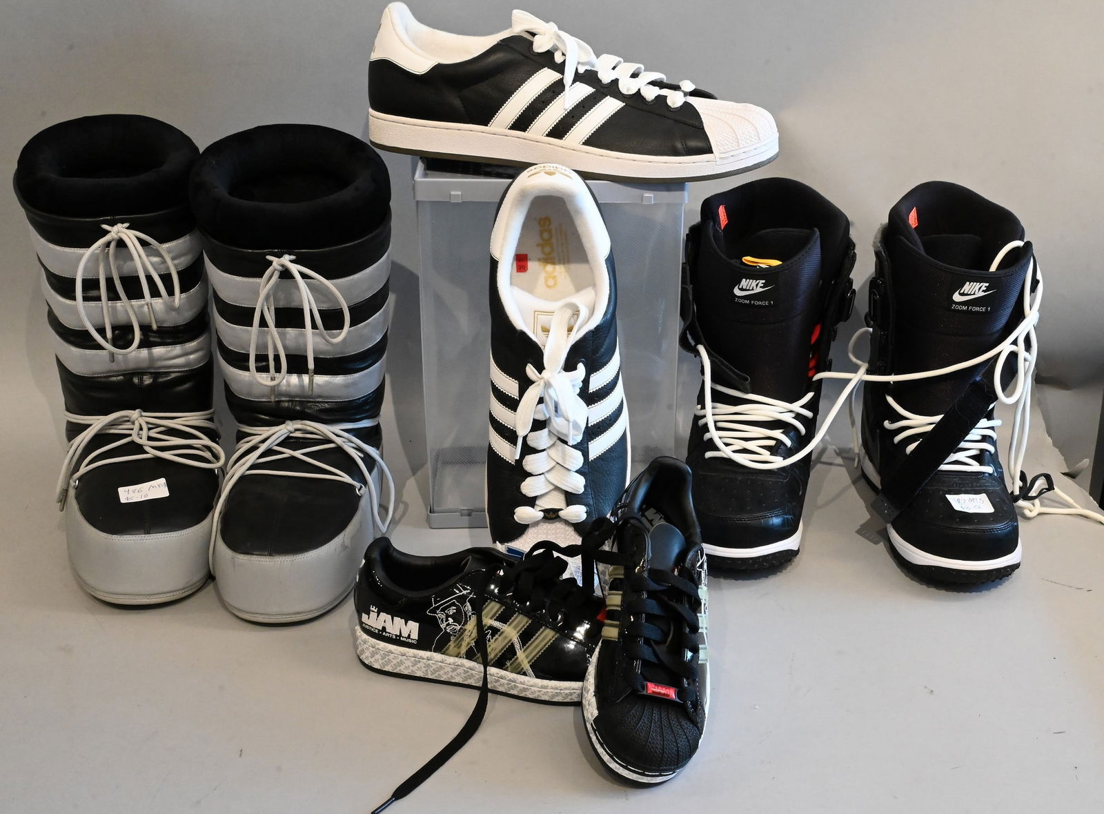 Four Pairs of Men's Sneakers and Boots (1 of 7)