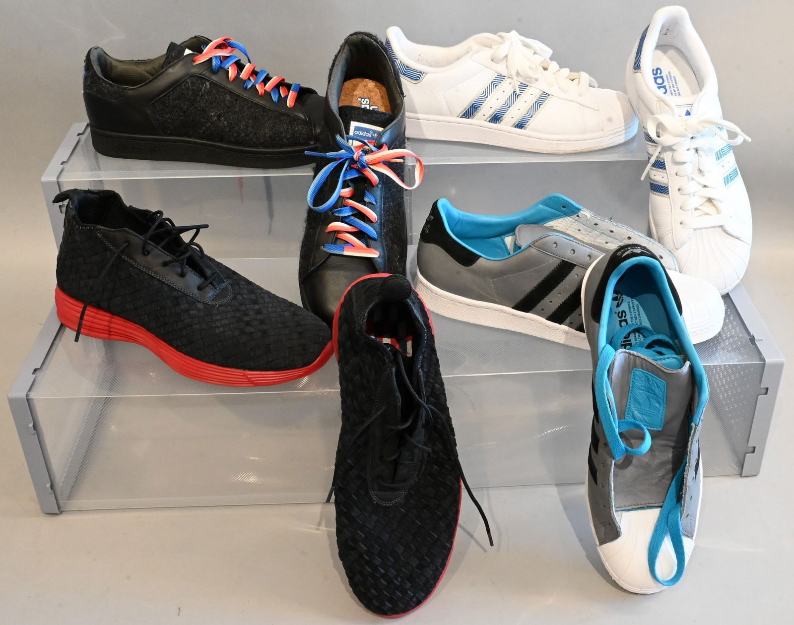 Four Pairs of Men's Adidas Sneakers (1 of 7)