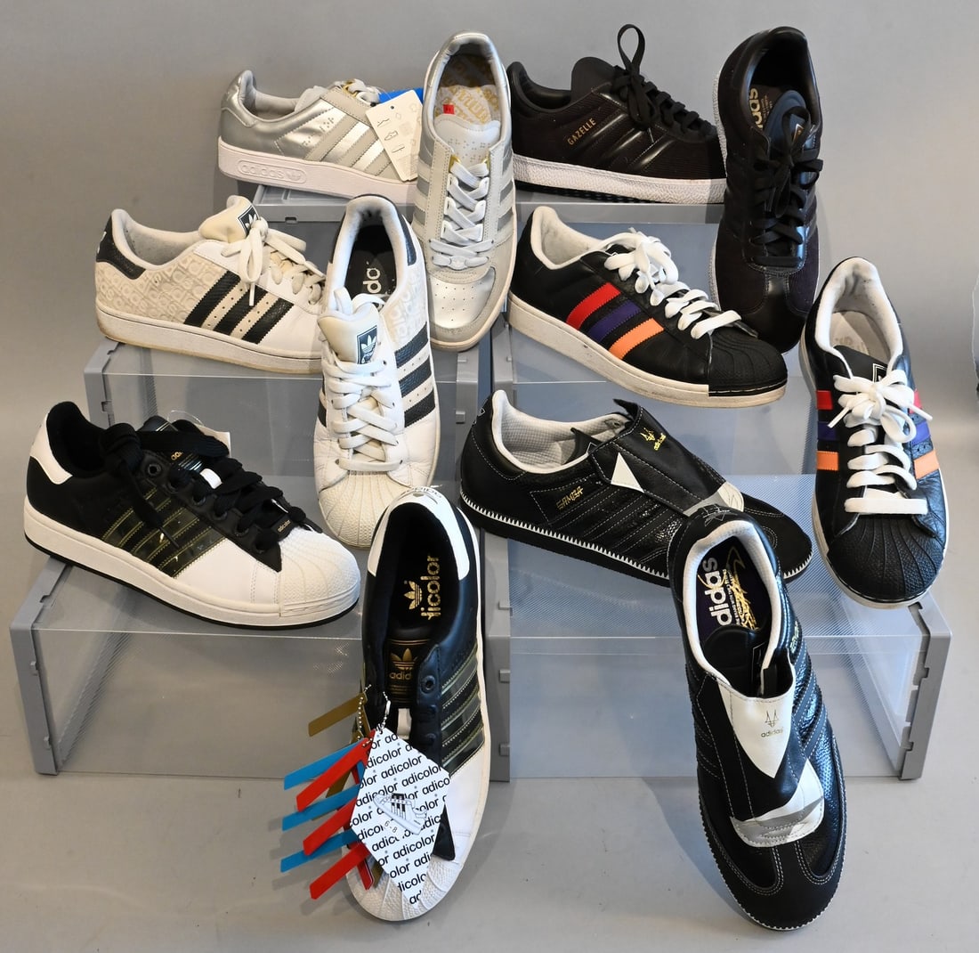 Six Pairs of Men's Adidas Sneakers (1 of 6)