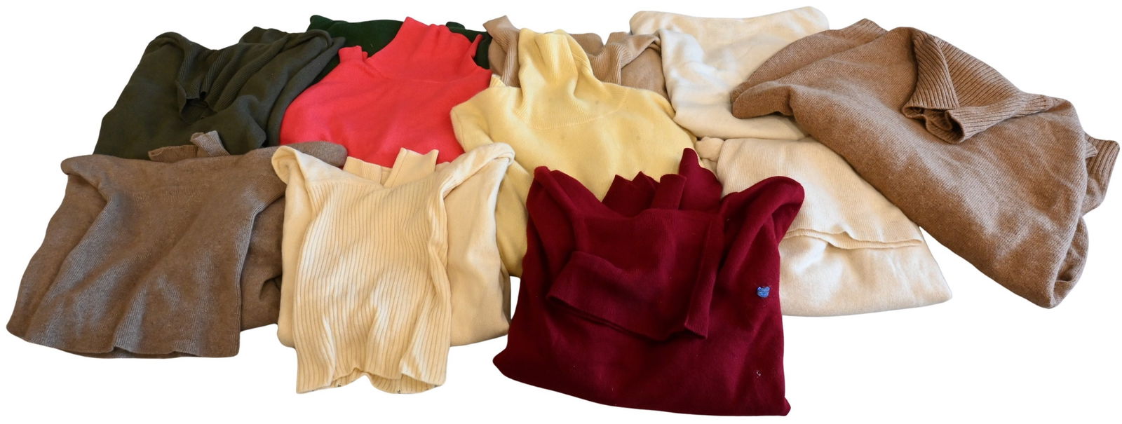 12 Women's Cashmere Turtleneck Sweaters (1 of 6)