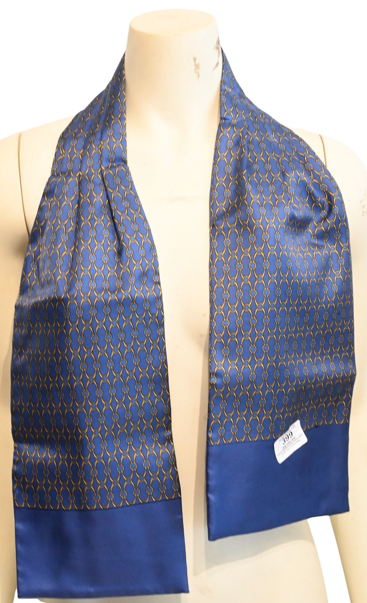 Hermes Paris Men's Silk Ascot Scarf/Necktie (1 of 3)