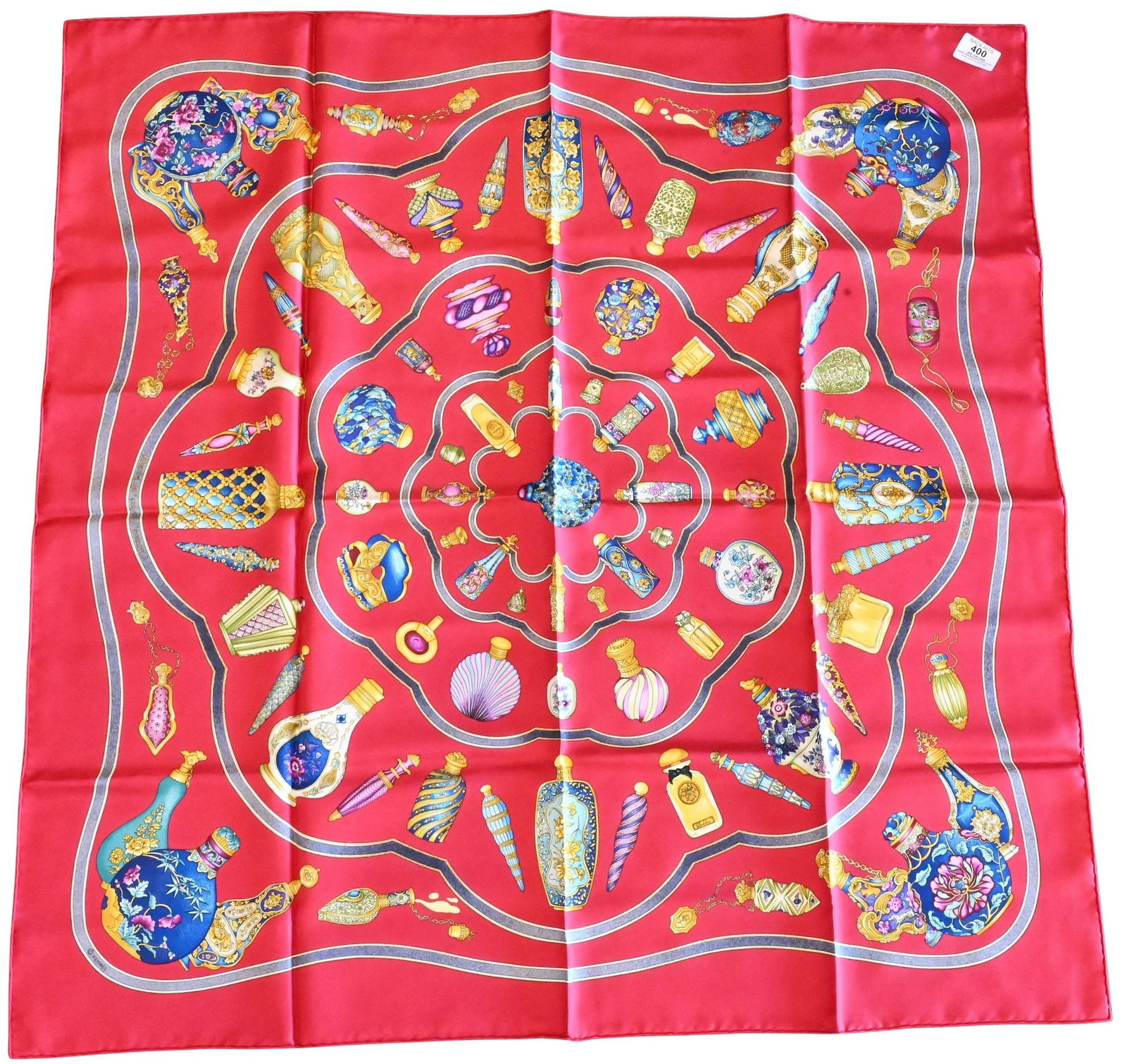 Hermes Paris "Qu'importe le Flacon Pourvu qu'on ait l'ivresse " Silk Scarf (1 of 4)
