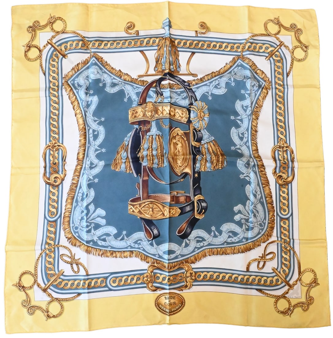 Hermes Paris "Bride de Cour" Silk Scarf (1 of 4)