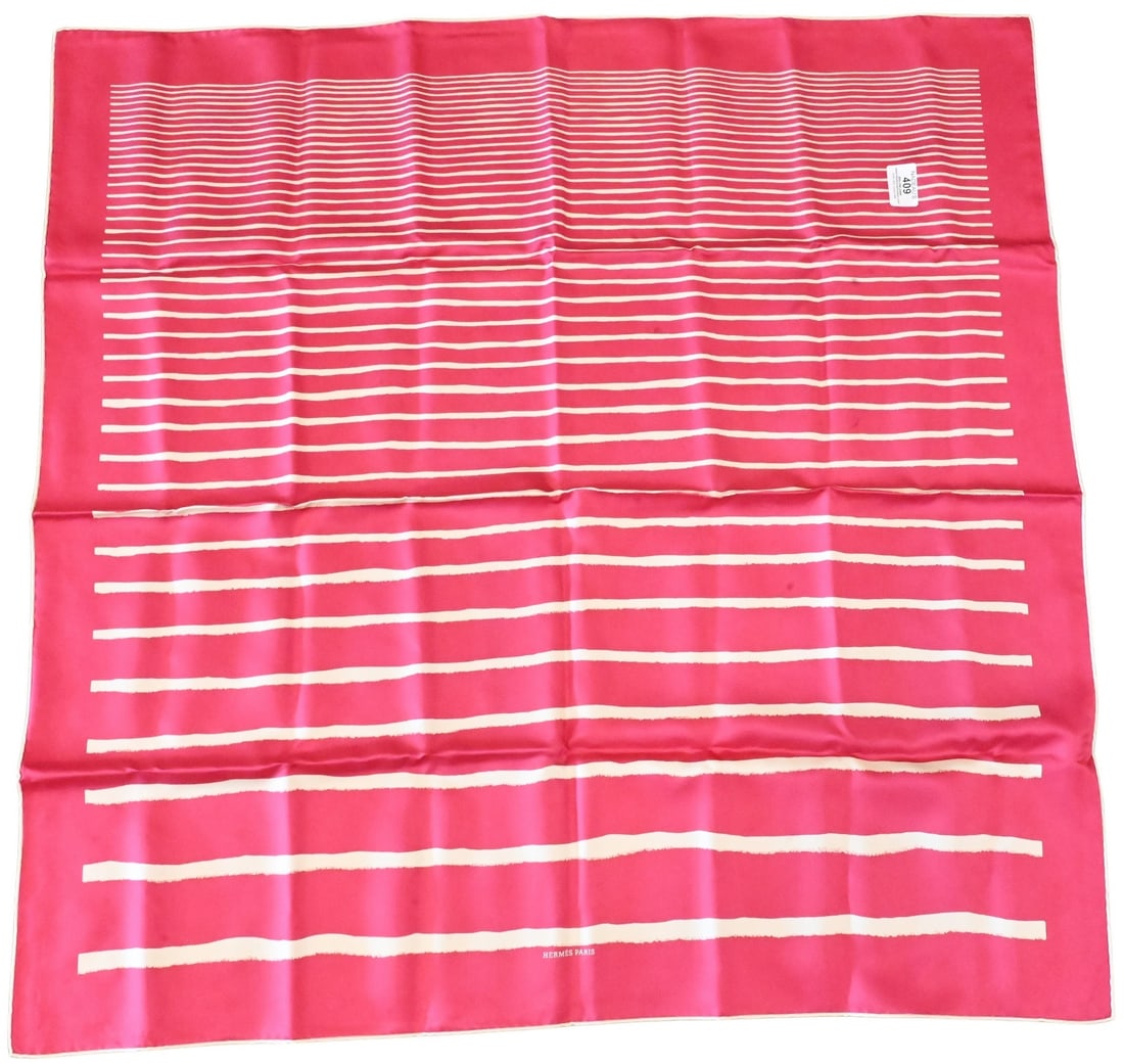 Hermes Paris Gradient Stripes Silk Scarf (1 of 3)