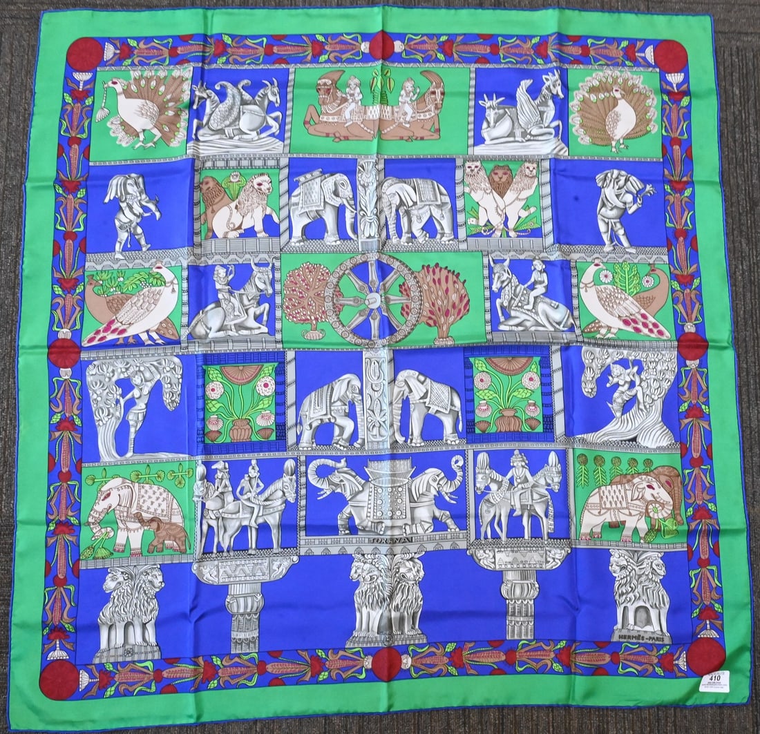 Hermes Paris "Torana" Silk Scarf (1 of 4)
