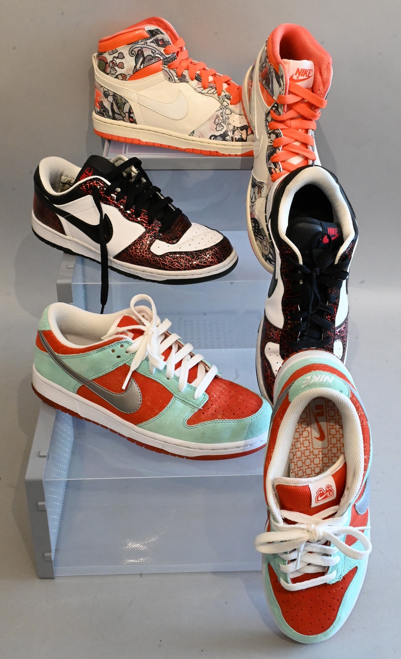 Three Pairs of Women's Nike Sneakers (1 of 5)