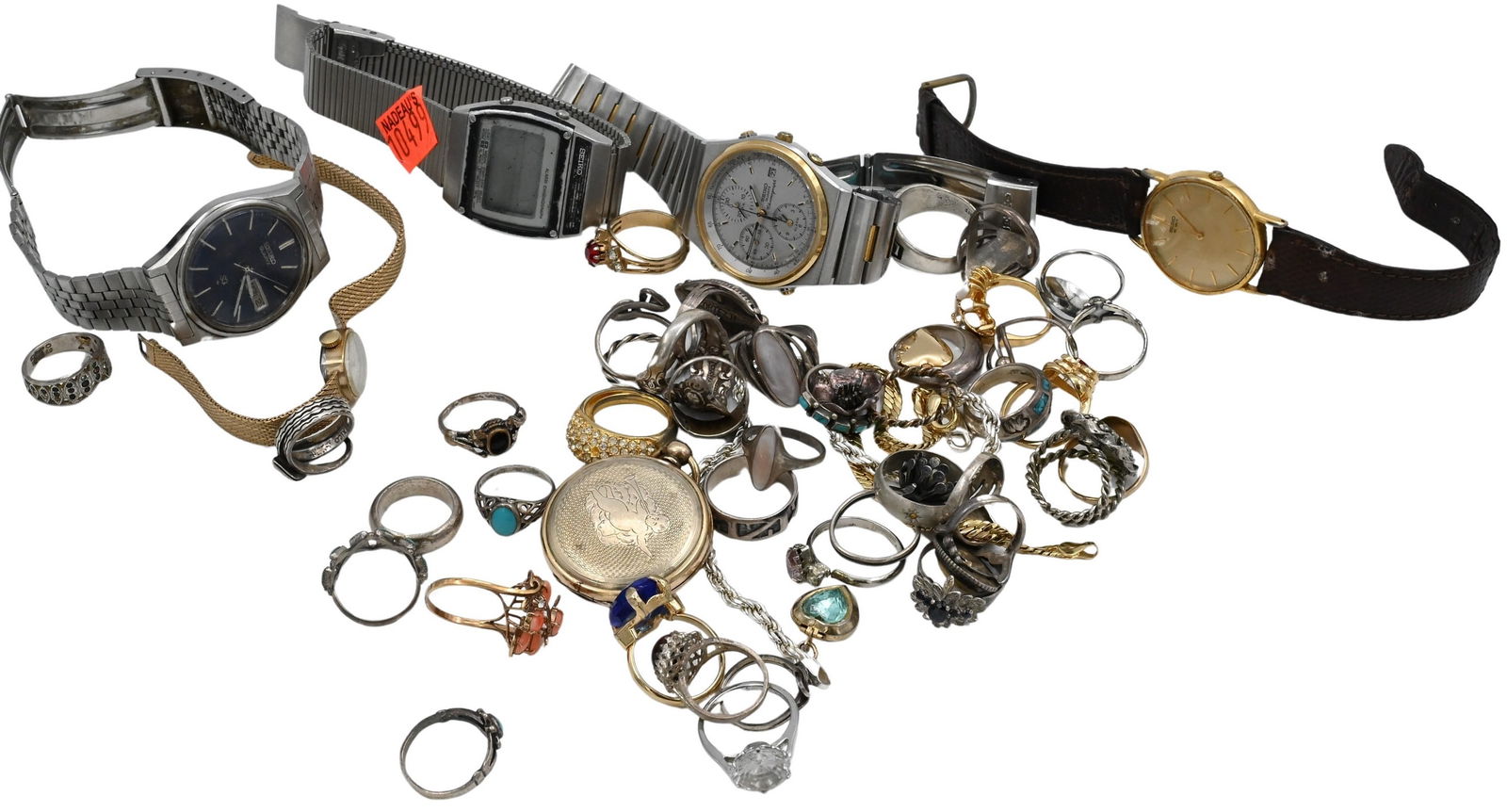 Group  of Silver Rings (1 of 5)