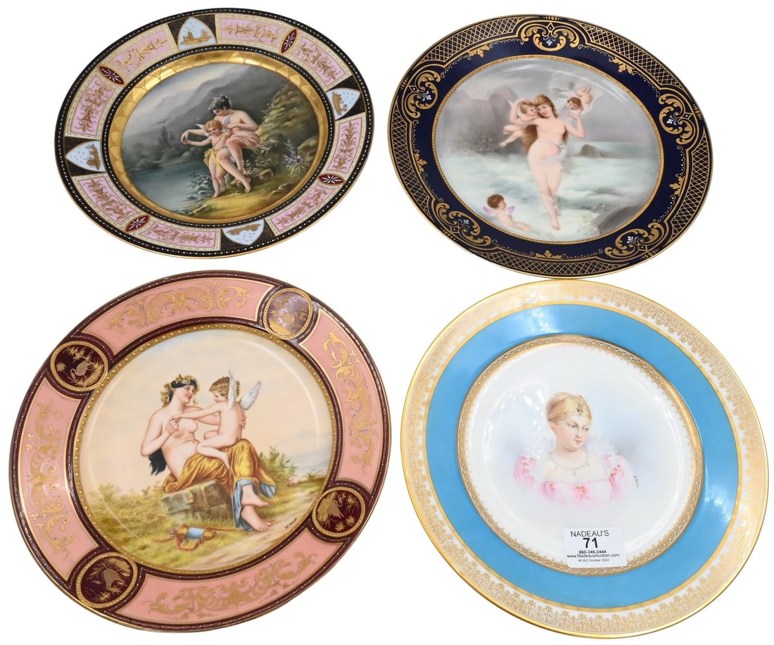 Four Piece Porcelain Lot (1 of 9)