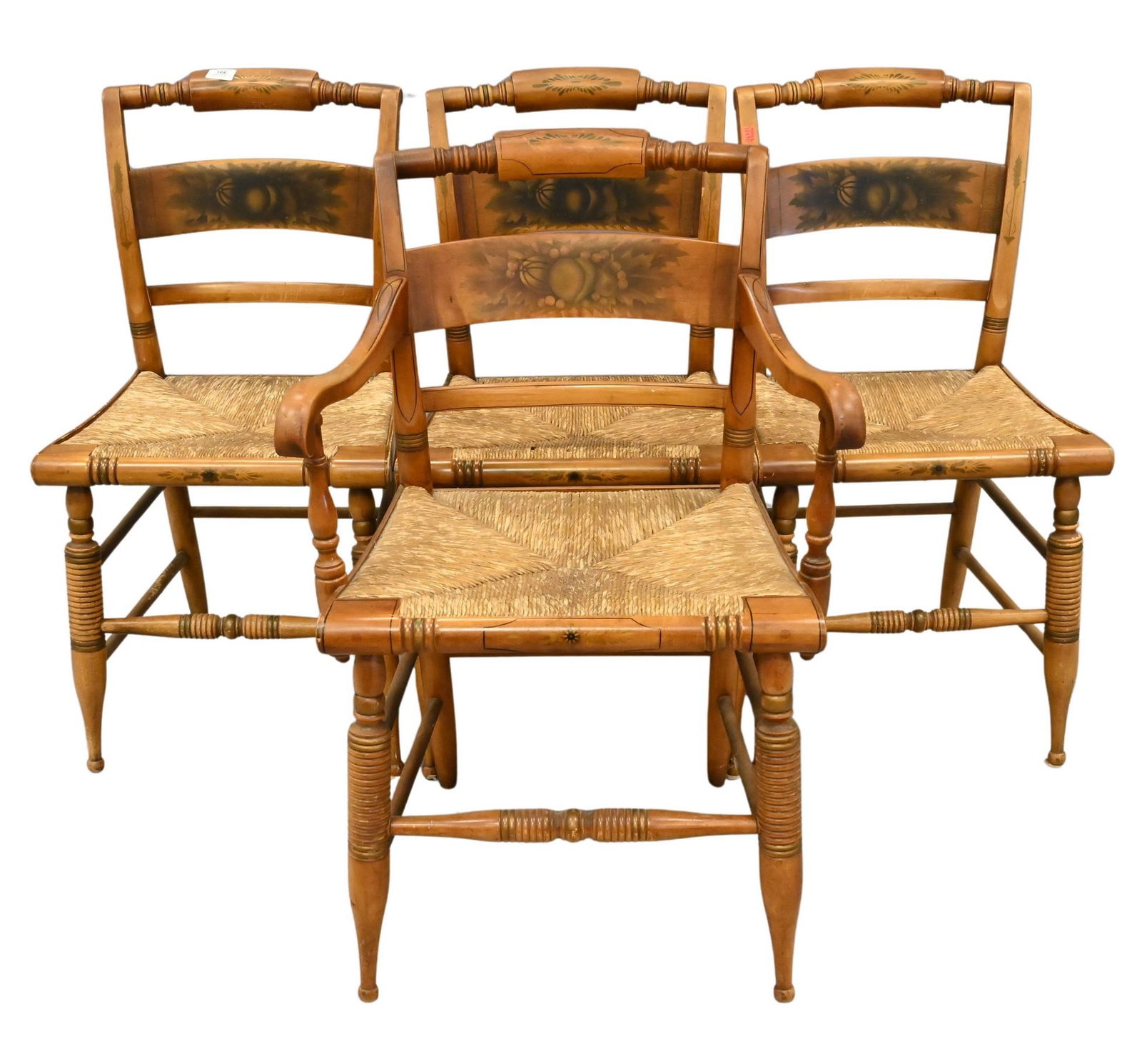 Set of Four Hitchcock Chairs (1 of 4)