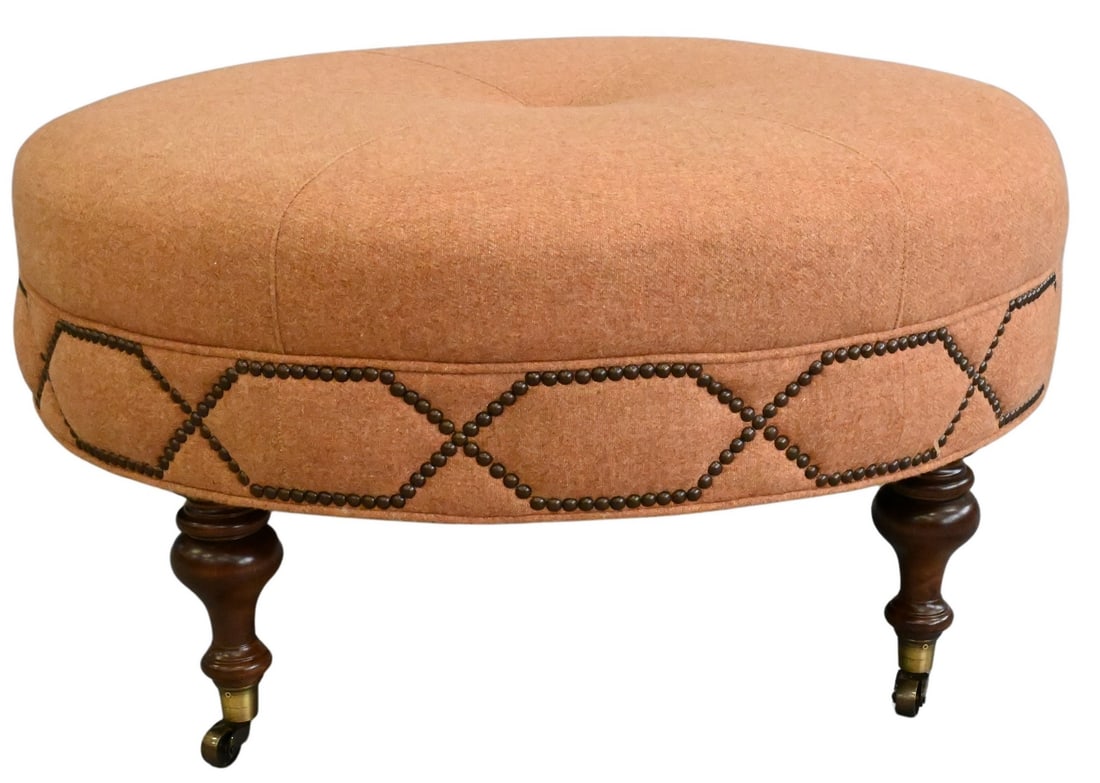 Custom Upholstered Ottoman (1 of 5)