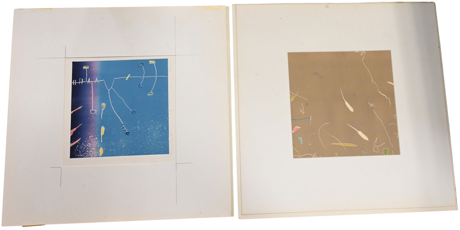 Approximately 30 Watercolors and Etchings by Elyssa Benabib (American 1937- D.) (1 of 6)