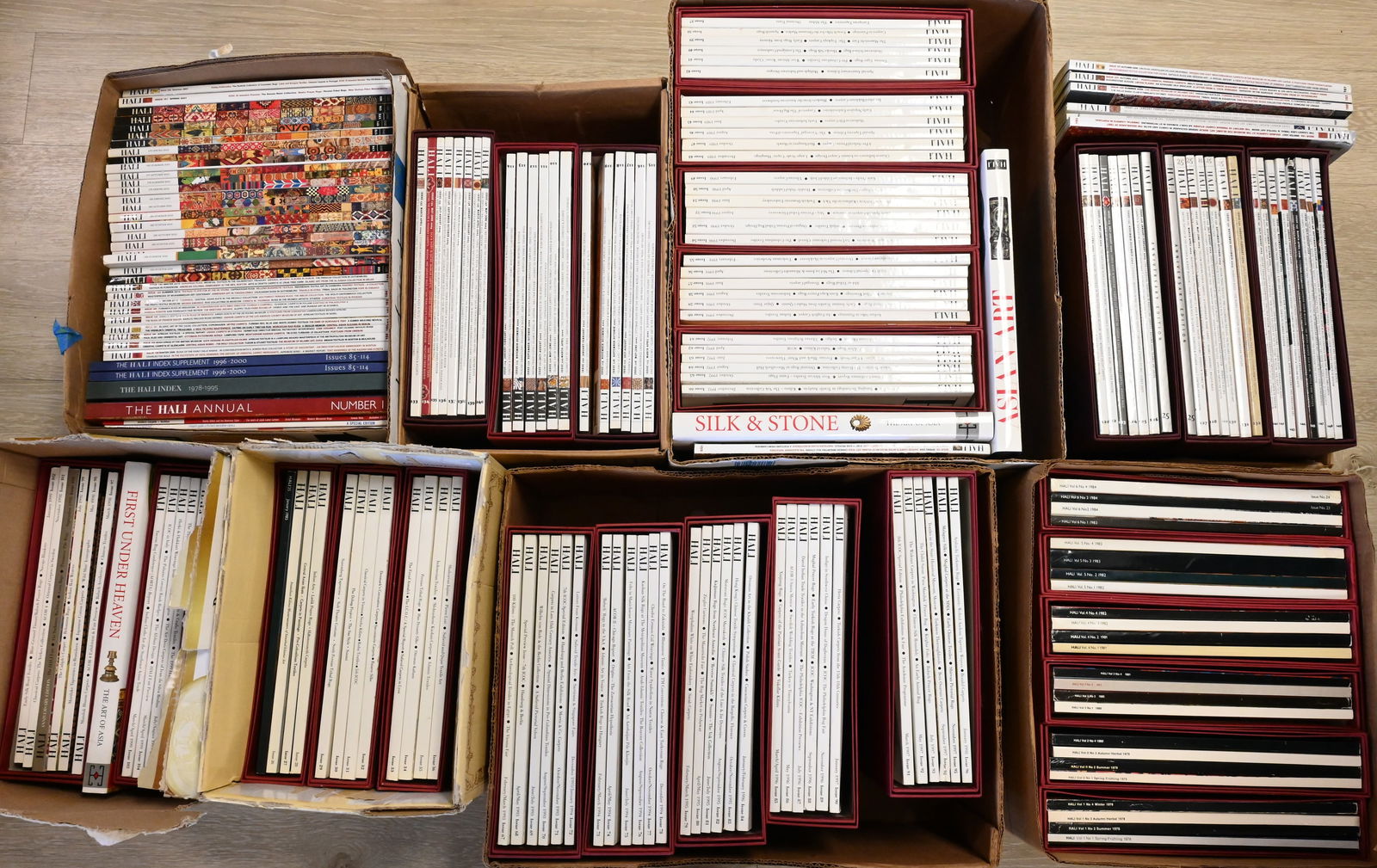 Editions 1-190 of HALI Magazines and Catalogs on Oriental Textiles (1 of 9)