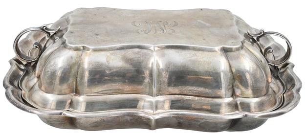 Reed and Barton Sterling Silver Covered Vegetable Dish