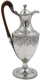English Sterling Silver Wine Ewer