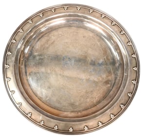Tiffany and Company Sterling Silver Circular Tray