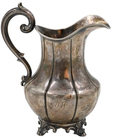 American Coin Silver Cream Jug