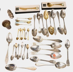 Group of Sterling and Continental Silver