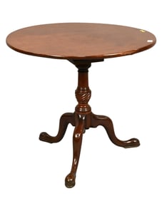 Mahogany Tip and Turn Table