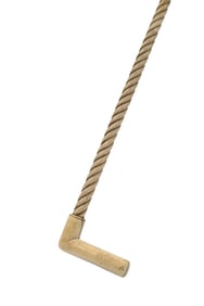 Whalebone Cane having Carved Twist Design