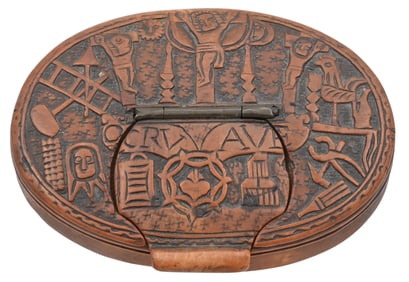 Central North European Oval Snuff Box
