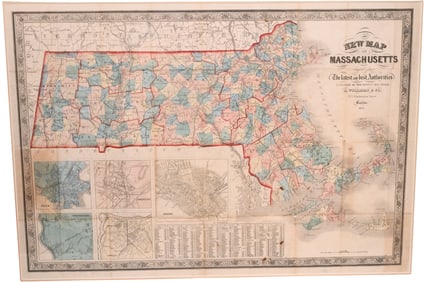 New Map of Massachusetts