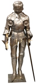 Full Suit of German Gothic Steel Armor