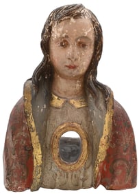 Italian Reliquary Bust of a Saint