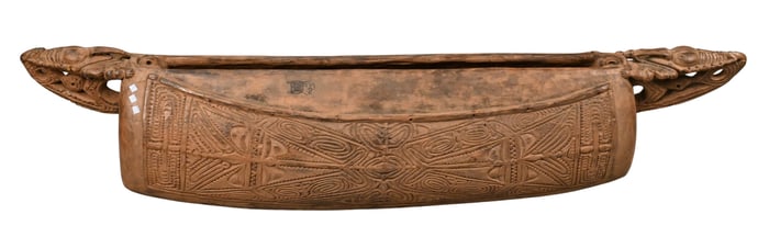 Large Papua New Guinea Ceremonial Slit Drum "Garamut"