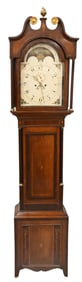 English Oak Tall Clock with Moon Phase