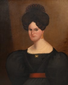 American Folk Portrait, 19th Century