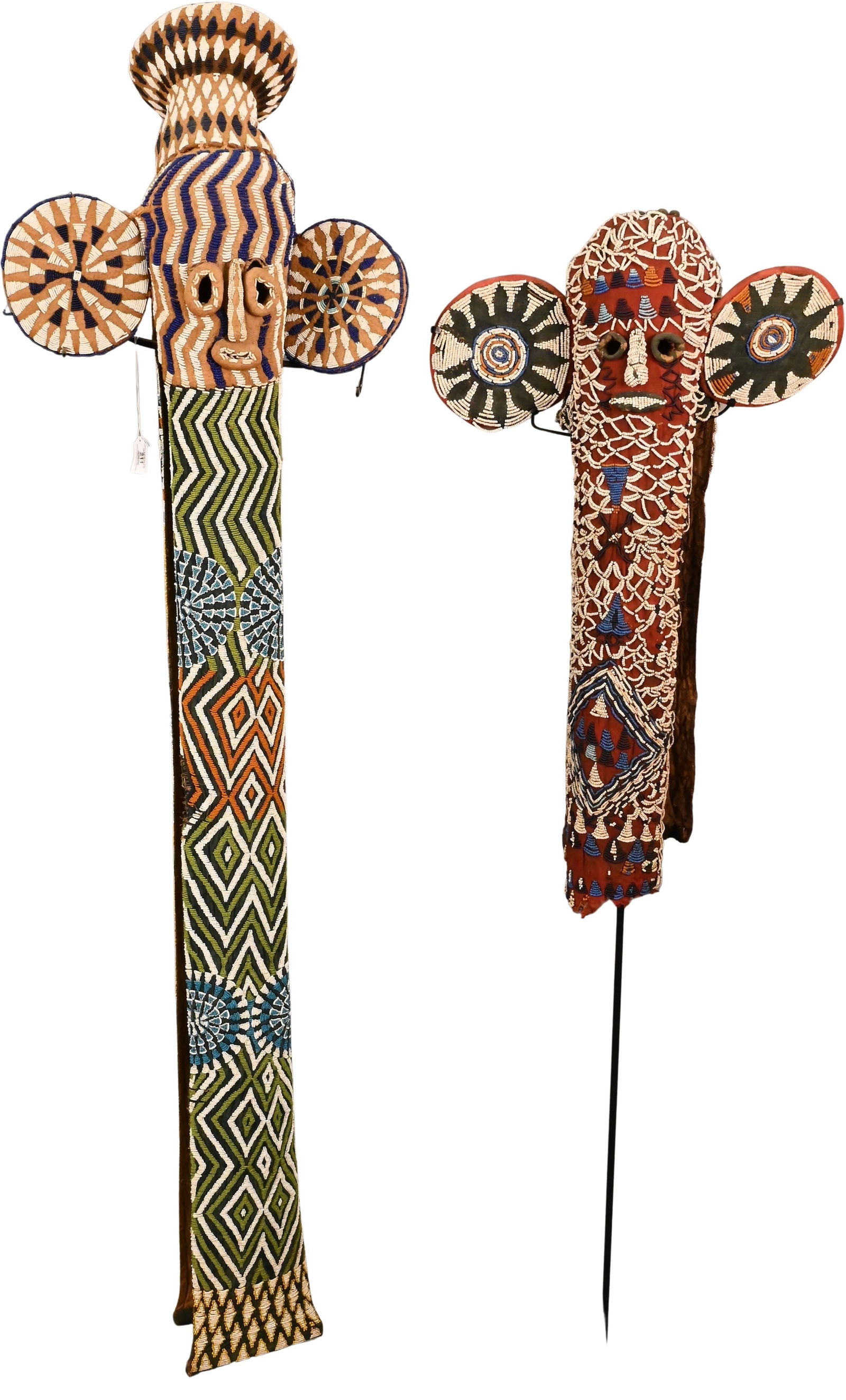 Two African Bamileke Elephant Masks (1 of 10)