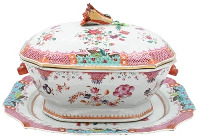 Chinese Export Tureen and Underplate