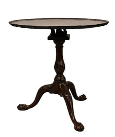 George III Mahogany Tip Top Tea Table