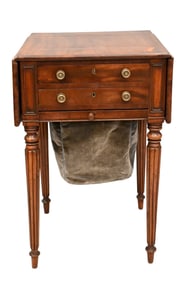 Federal Mahogany Work Table