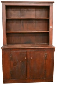 Primitive Step Back Cupboard